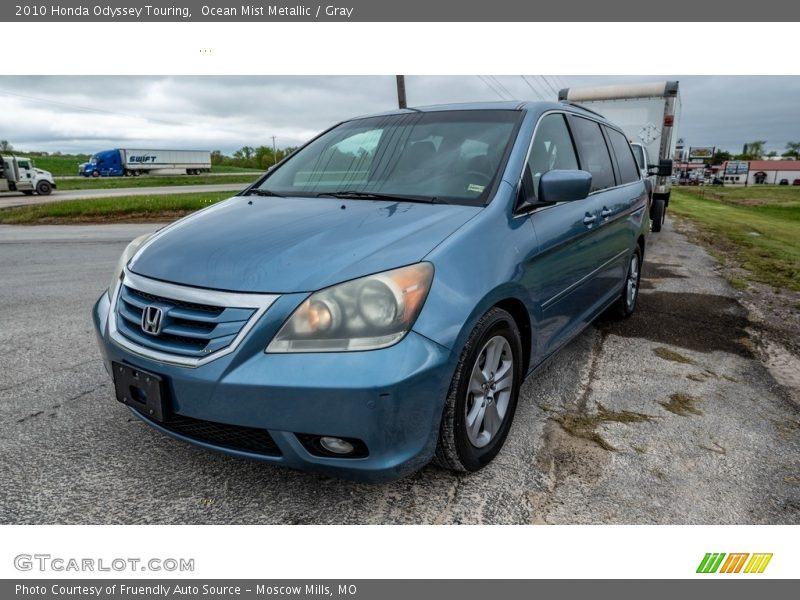 Ocean Mist Metallic / Gray 2010 Honda Odyssey Touring