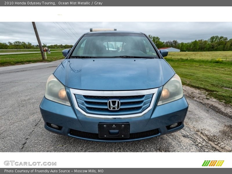 Ocean Mist Metallic / Gray 2010 Honda Odyssey Touring