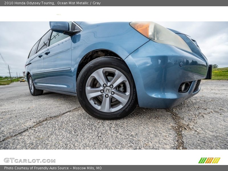Ocean Mist Metallic / Gray 2010 Honda Odyssey Touring