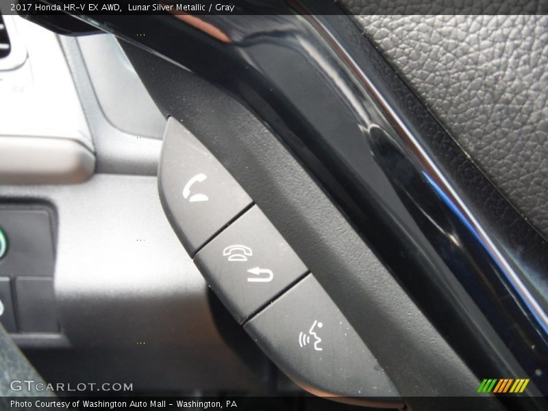 Lunar Silver Metallic / Gray 2017 Honda HR-V EX AWD