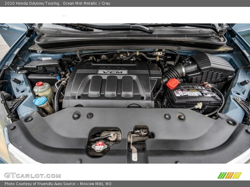 Ocean Mist Metallic / Gray 2010 Honda Odyssey Touring