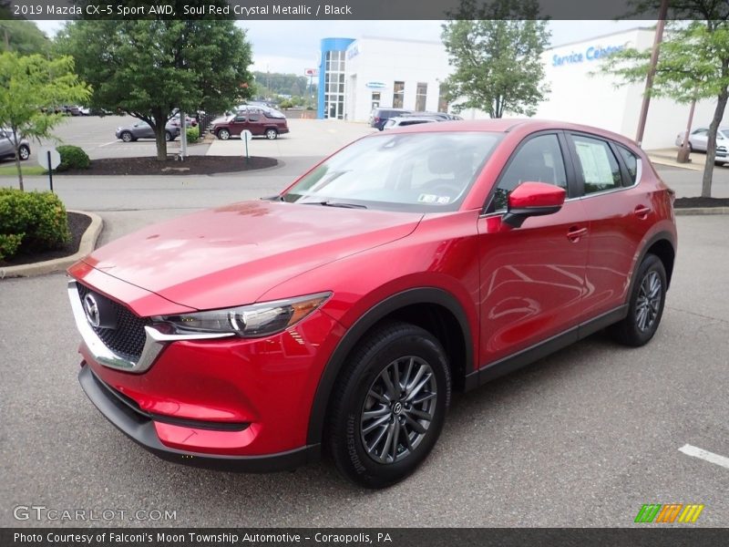 Soul Red Crystal Metallic / Black 2019 Mazda CX-5 Sport AWD