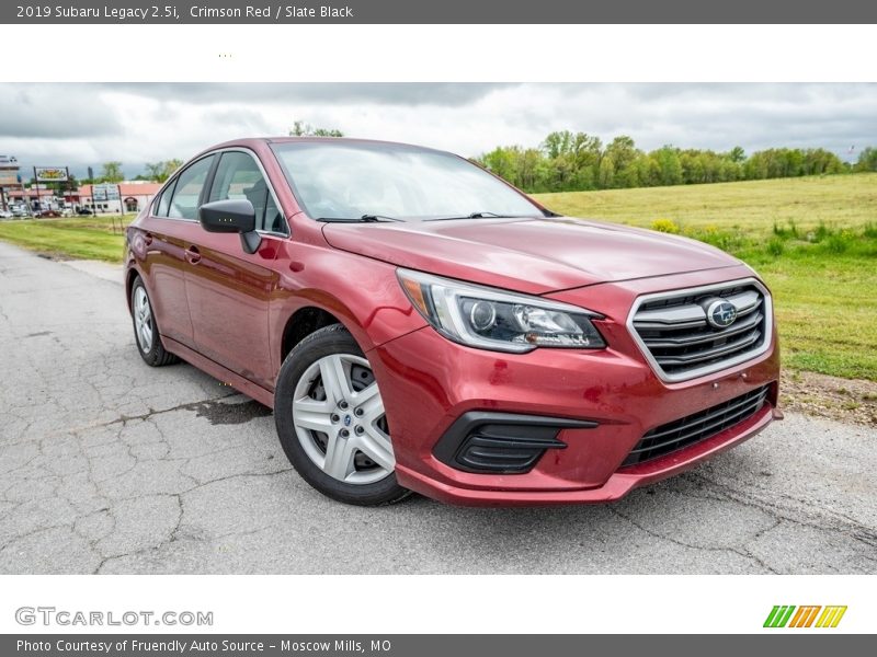 Crimson Red / Slate Black 2019 Subaru Legacy 2.5i