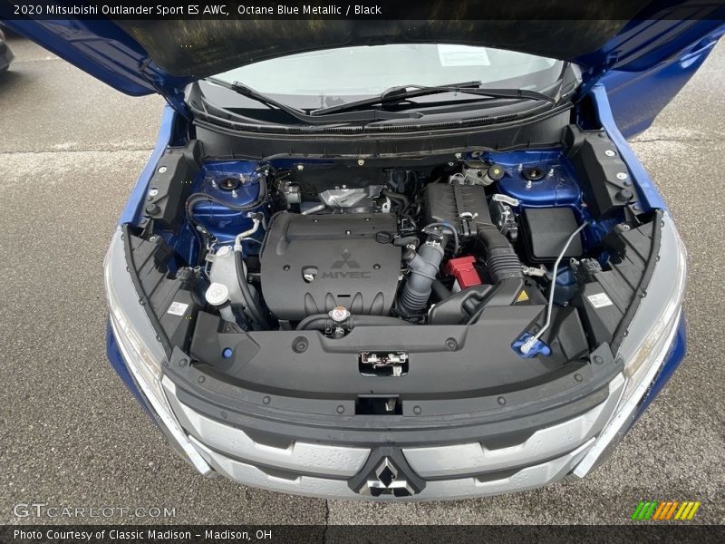 Octane Blue Metallic / Black 2020 Mitsubishi Outlander Sport ES AWC