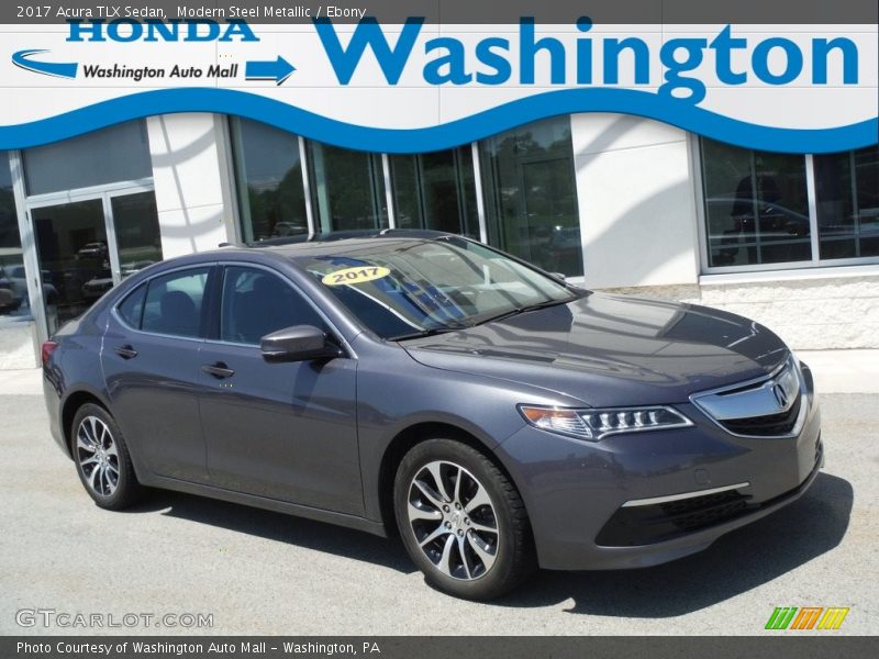 Modern Steel Metallic / Ebony 2017 Acura TLX Sedan