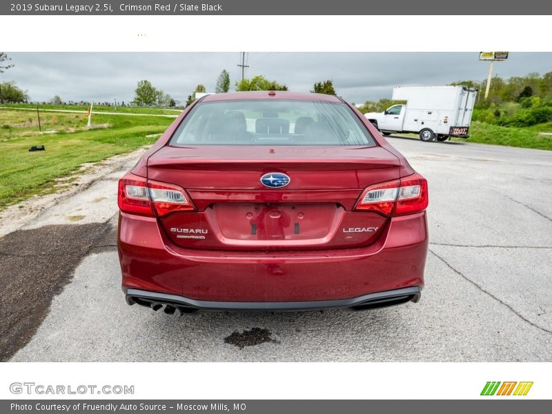 Crimson Red / Slate Black 2019 Subaru Legacy 2.5i