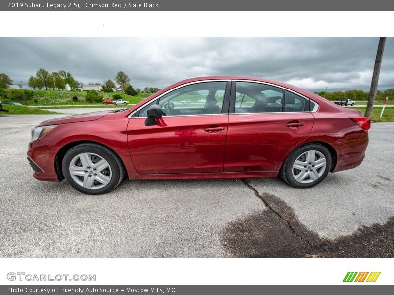 Crimson Red / Slate Black 2019 Subaru Legacy 2.5i