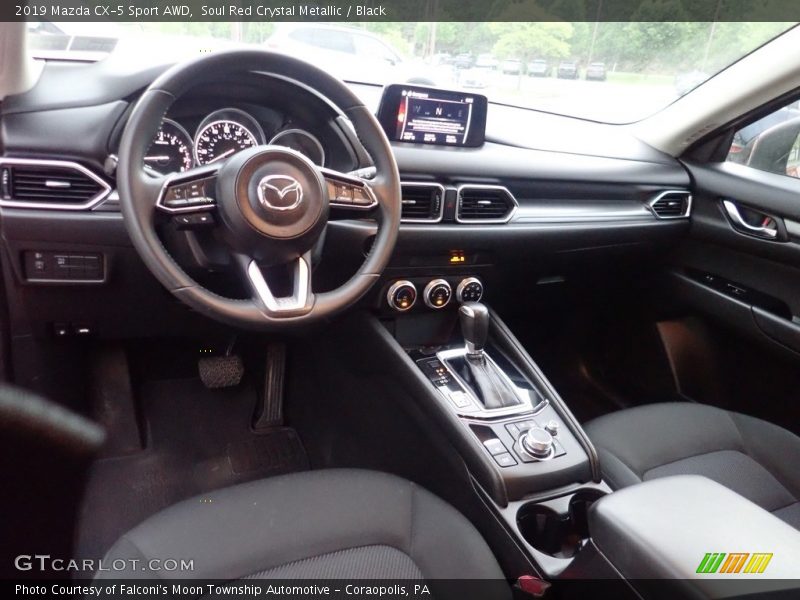 Soul Red Crystal Metallic / Black 2019 Mazda CX-5 Sport AWD