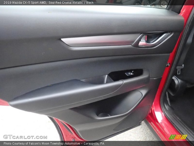 Soul Red Crystal Metallic / Black 2019 Mazda CX-5 Sport AWD