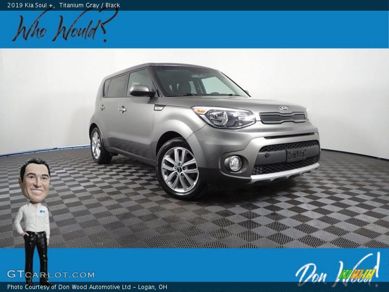 Titanium Gray / Black 2019 Kia Soul +