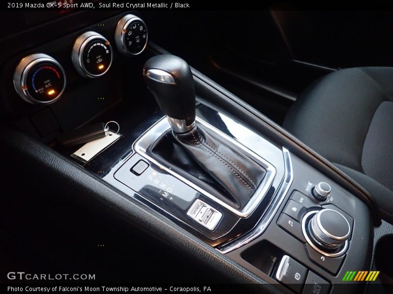 Soul Red Crystal Metallic / Black 2019 Mazda CX-5 Sport AWD