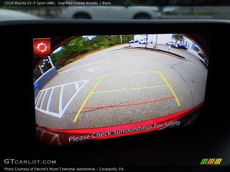 Soul Red Crystal Metallic / Black 2019 Mazda CX-5 Sport AWD