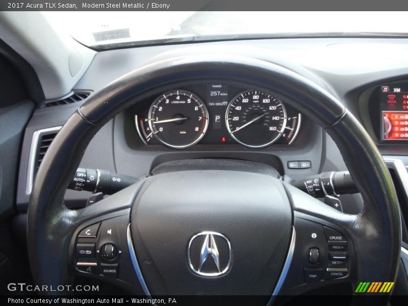Modern Steel Metallic / Ebony 2017 Acura TLX Sedan