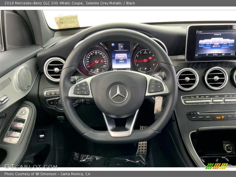 Selenite Grey Metallic / Black 2019 Mercedes-Benz GLC 300 4Matic Coupe