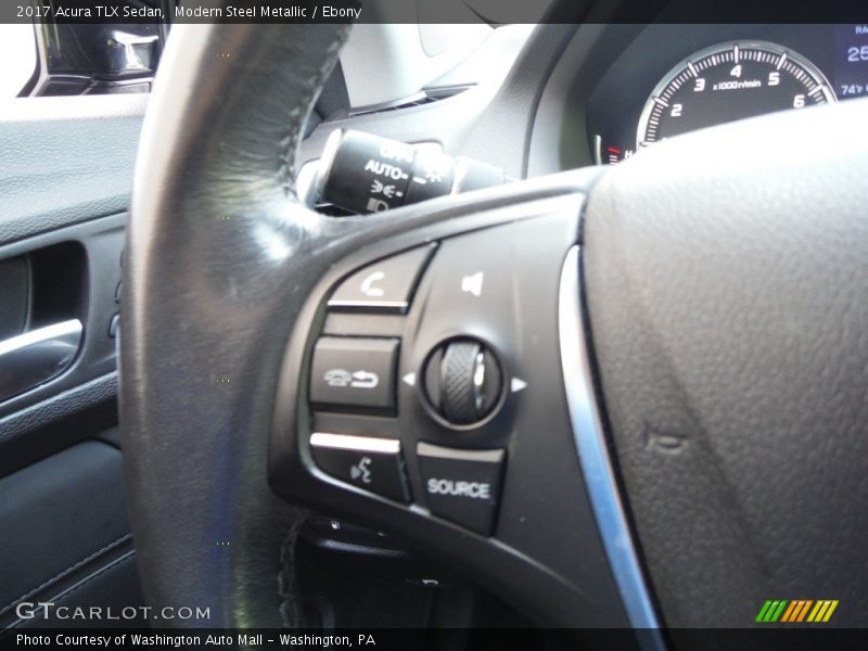 Modern Steel Metallic / Ebony 2017 Acura TLX Sedan