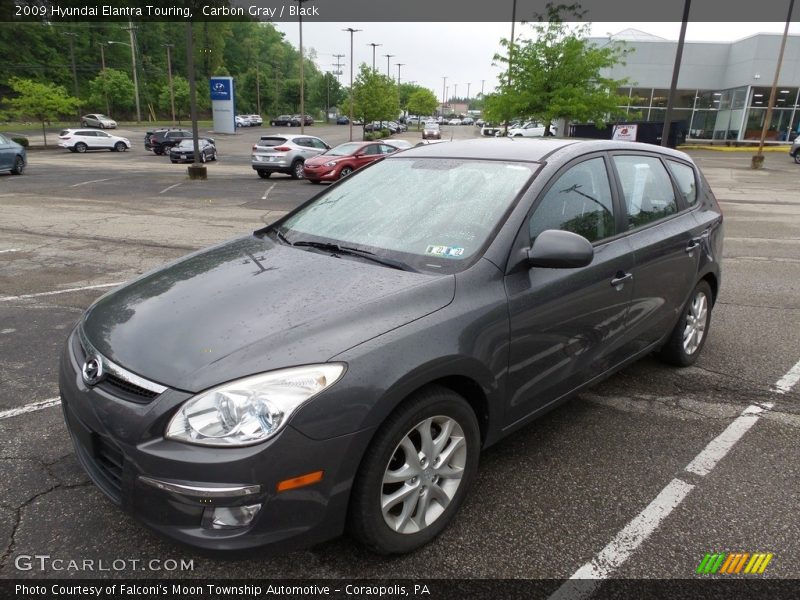 Carbon Gray / Black 2009 Hyundai Elantra Touring