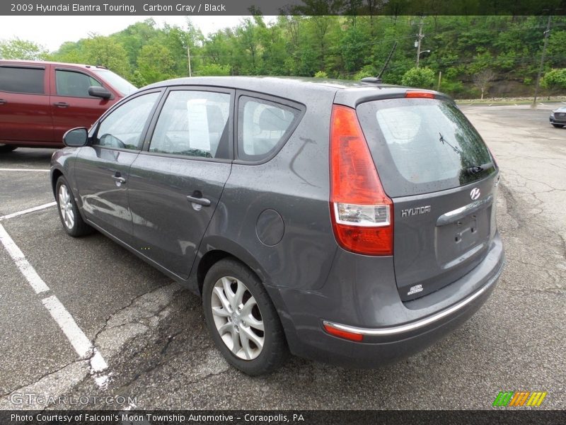 Carbon Gray / Black 2009 Hyundai Elantra Touring