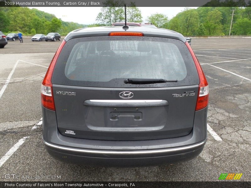 Carbon Gray / Black 2009 Hyundai Elantra Touring