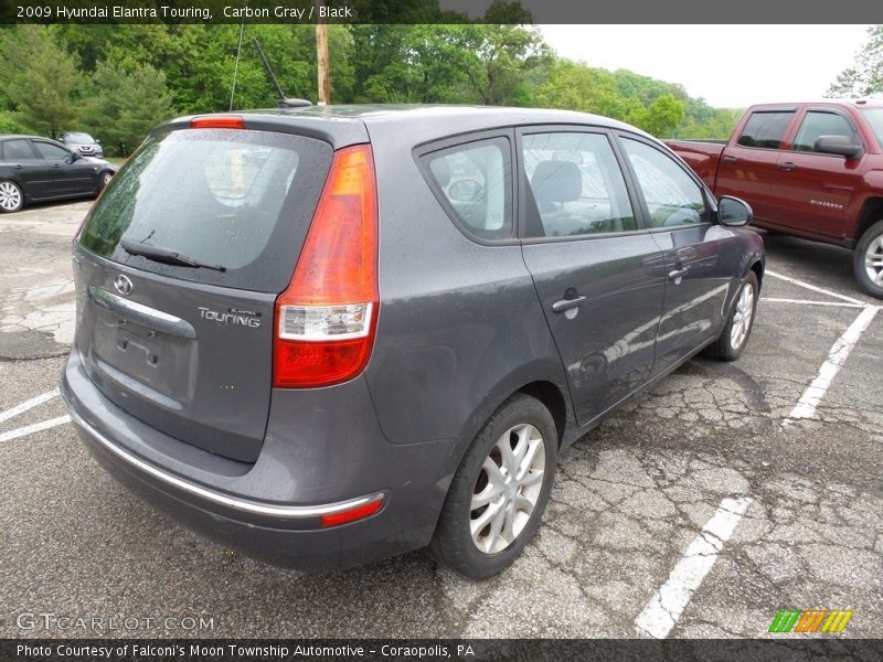 Carbon Gray / Black 2009 Hyundai Elantra Touring