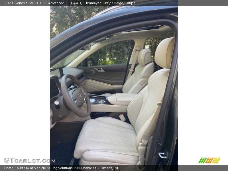  2021 GV80 3.5T Advanced Plus AWD Beige/Taupe Interior