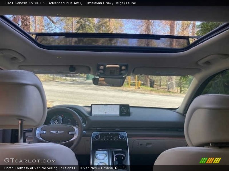 Himalayan Gray / Beige/Taupe 2021 Genesis GV80 3.5T Advanced Plus AWD