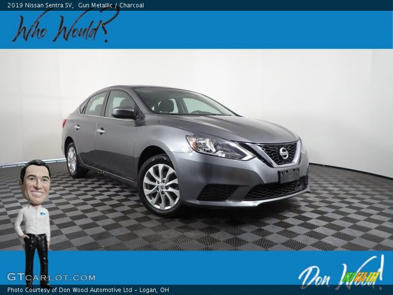 Gun Metallic / Charcoal 2019 Nissan Sentra SV