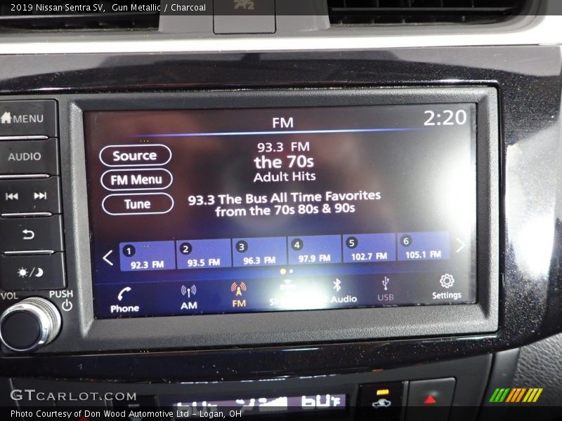 Gun Metallic / Charcoal 2019 Nissan Sentra SV