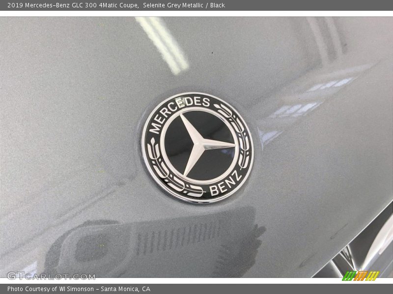 Selenite Grey Metallic / Black 2019 Mercedes-Benz GLC 300 4Matic Coupe