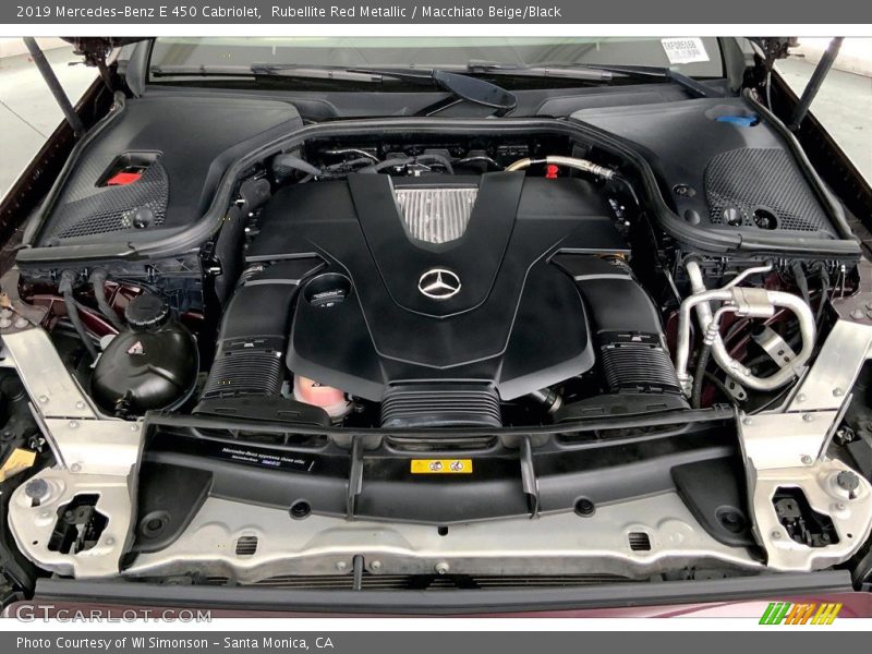  2019 E 450 Cabriolet Engine - 3.0 Liter Turbocharged DOHC 24-Valve VVT V6