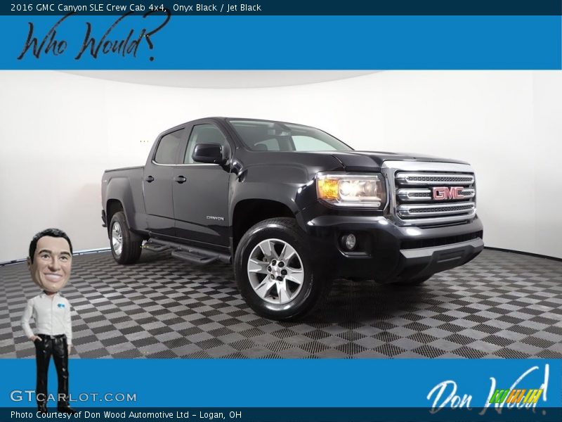 Onyx Black / Jet Black 2016 GMC Canyon SLE Crew Cab 4x4