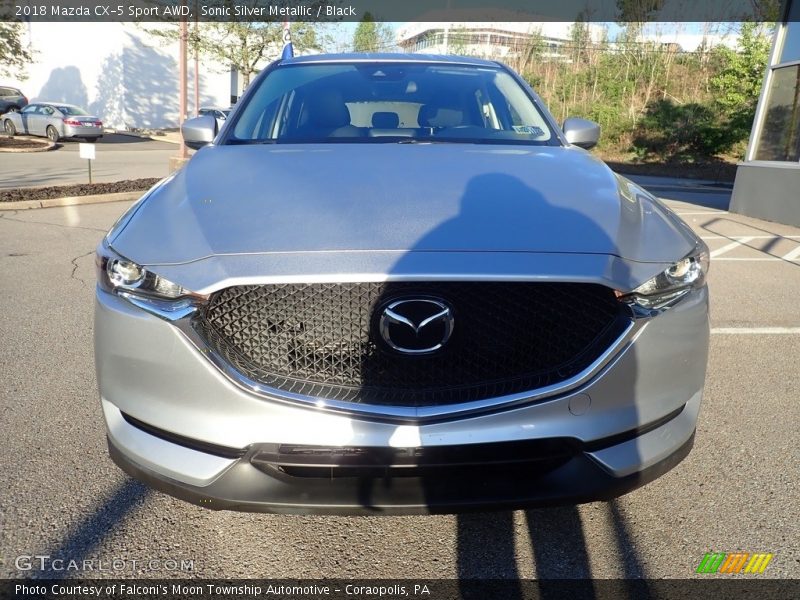 Sonic Silver Metallic / Black 2018 Mazda CX-5 Sport AWD