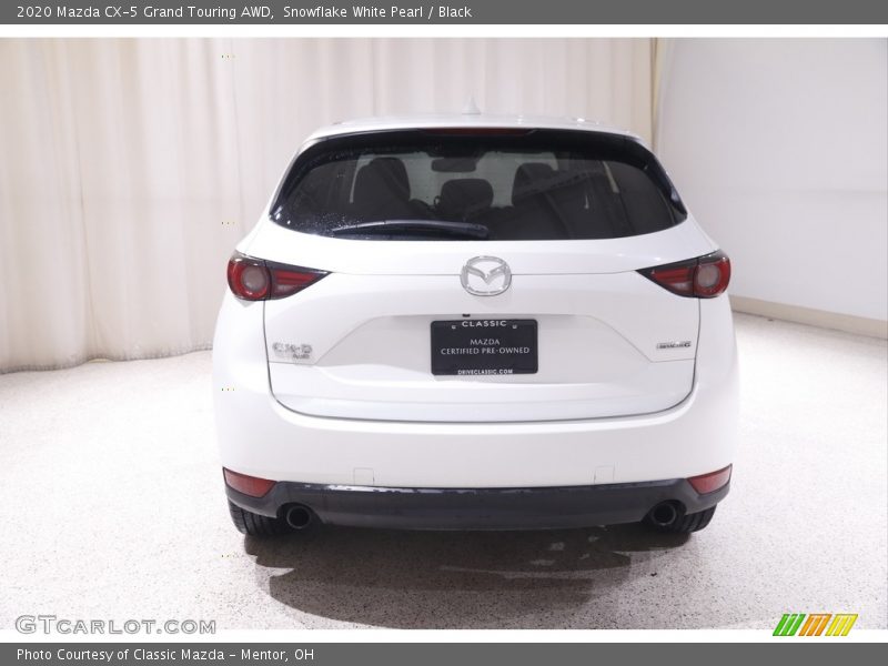 Snowflake White Pearl / Black 2020 Mazda CX-5 Grand Touring AWD