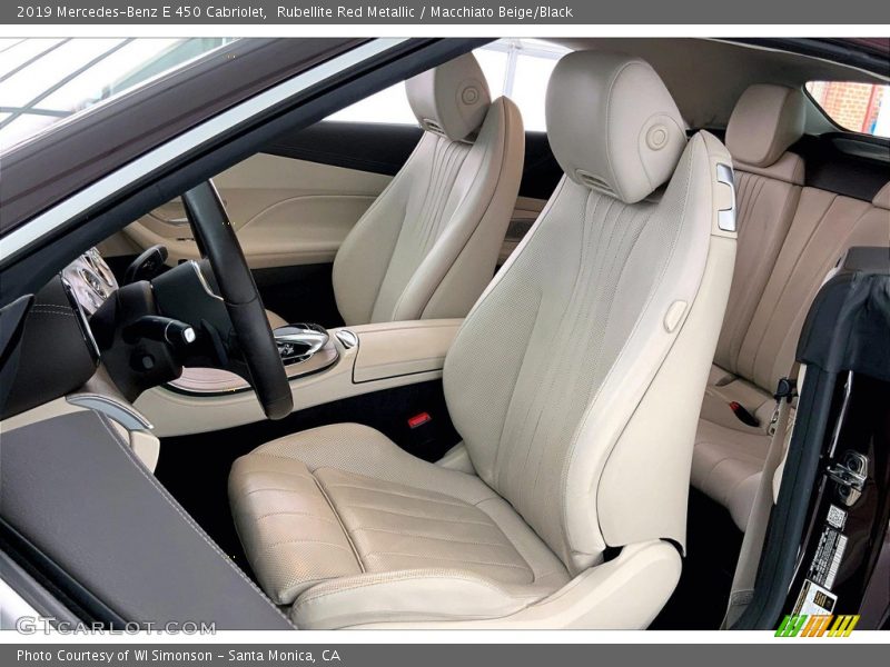 Front Seat of 2019 E 450 Cabriolet