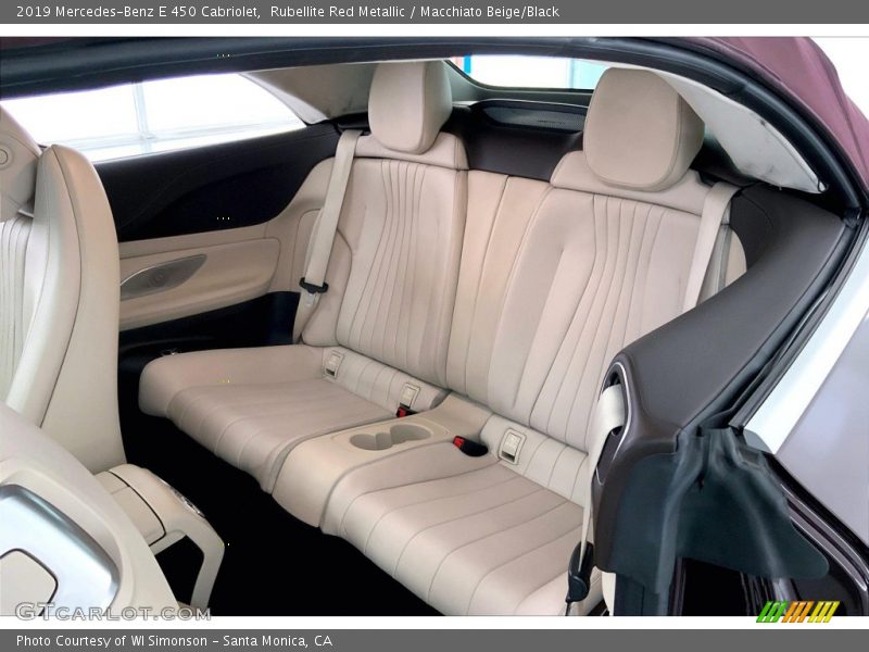 Rear Seat of 2019 E 450 Cabriolet