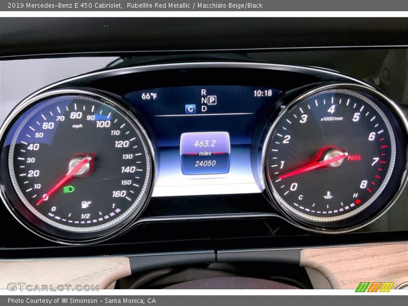  2019 E 450 Cabriolet 450 Cabriolet Gauges