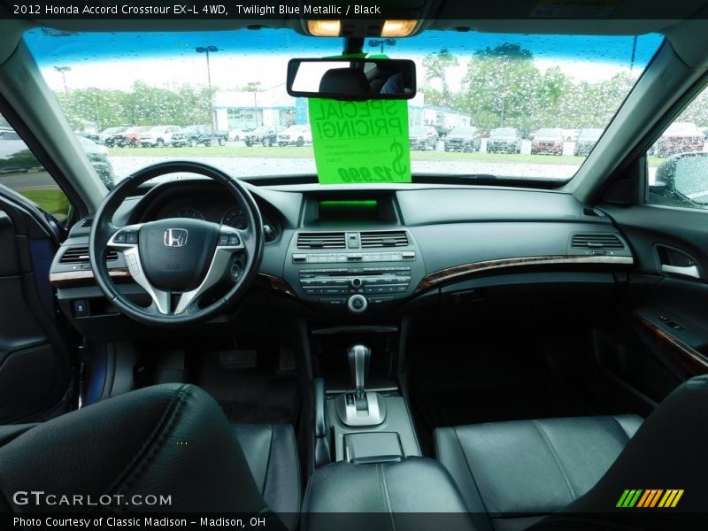 Twilight Blue Metallic / Black 2012 Honda Accord Crosstour EX-L 4WD