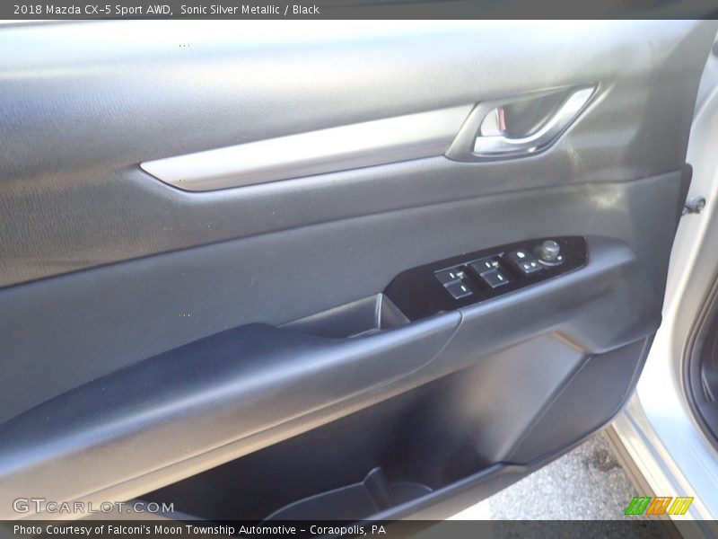 Sonic Silver Metallic / Black 2018 Mazda CX-5 Sport AWD