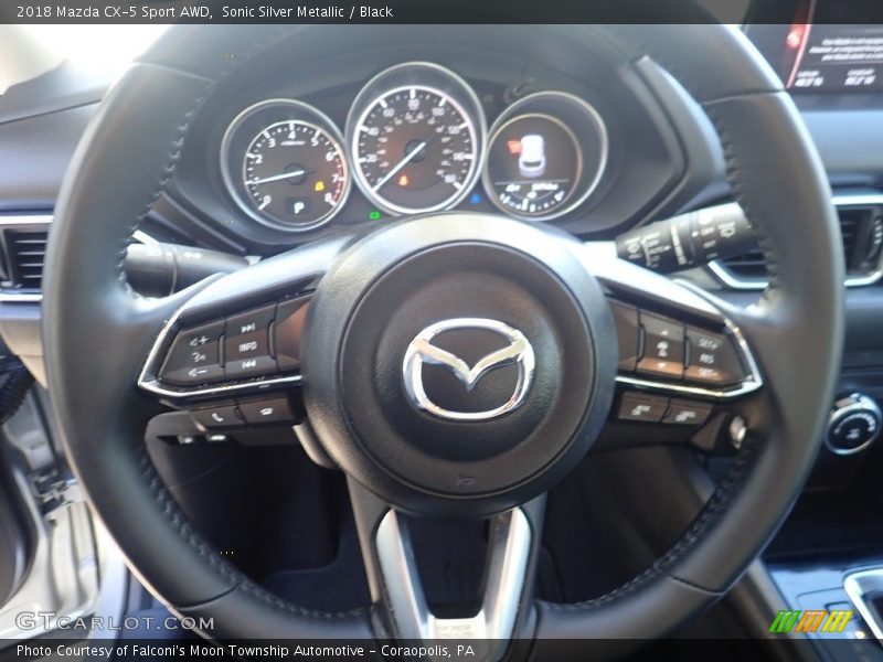 Sonic Silver Metallic / Black 2018 Mazda CX-5 Sport AWD