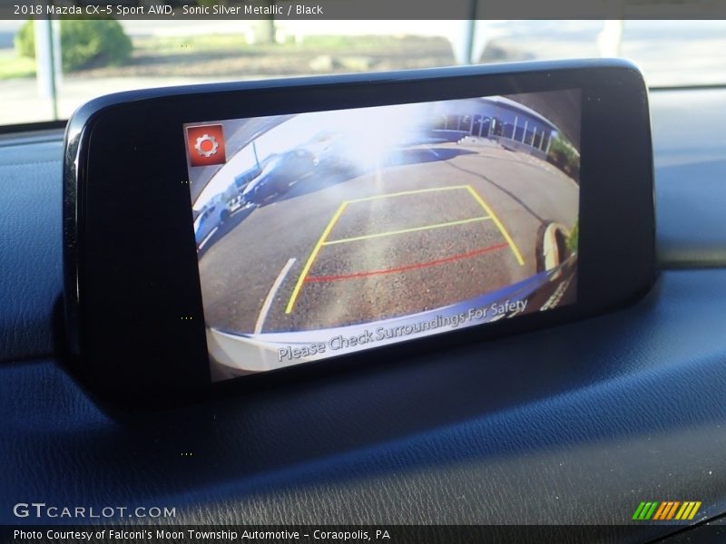 Sonic Silver Metallic / Black 2018 Mazda CX-5 Sport AWD