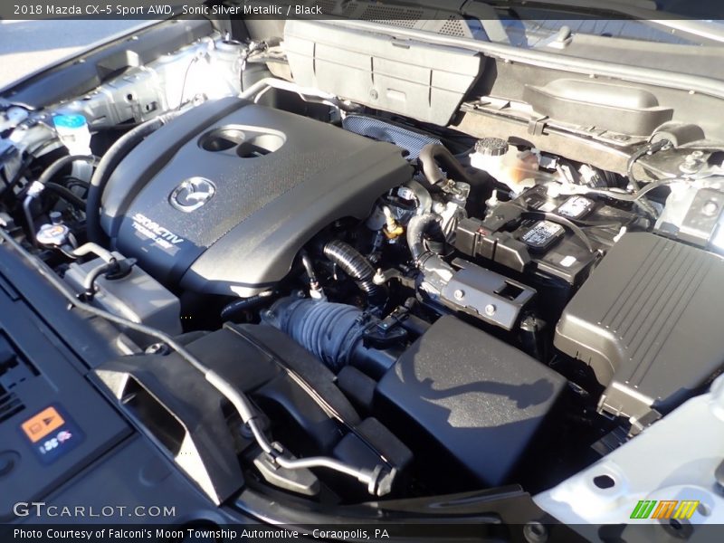 Sonic Silver Metallic / Black 2018 Mazda CX-5 Sport AWD