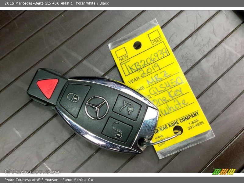 Polar White / Black 2019 Mercedes-Benz GLS 450 4Matic
