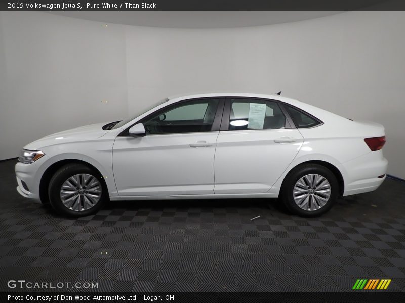 Pure White / Titan Black 2019 Volkswagen Jetta S