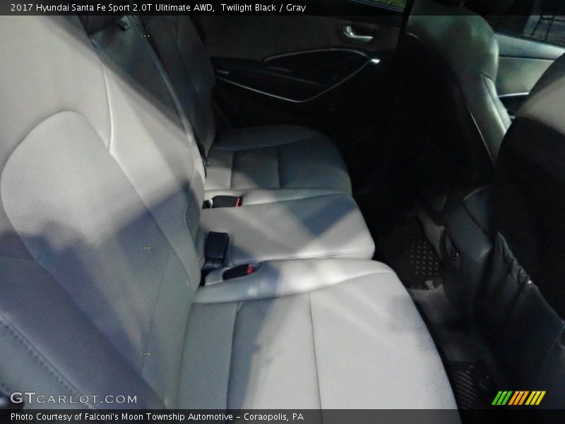 Twilight Black / Gray 2017 Hyundai Santa Fe Sport 2.0T Ulitimate AWD