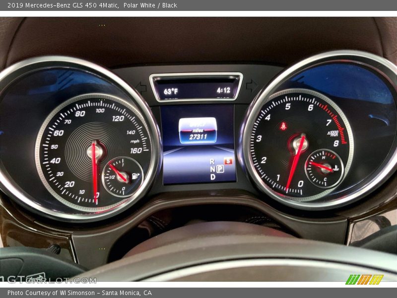 Polar White / Black 2019 Mercedes-Benz GLS 450 4Matic