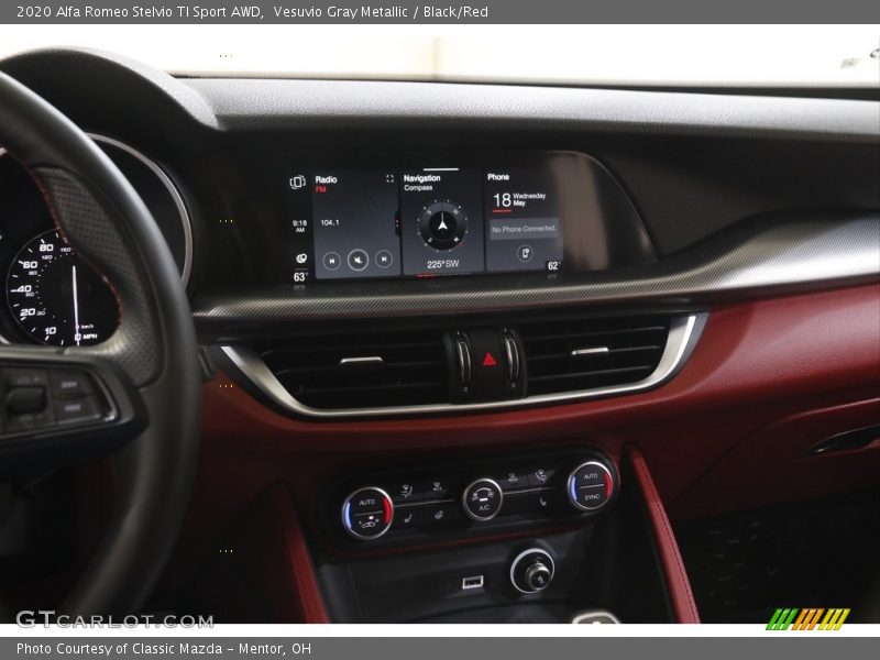 Vesuvio Gray Metallic / Black/Red 2020 Alfa Romeo Stelvio TI Sport AWD
