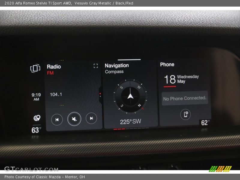 Vesuvio Gray Metallic / Black/Red 2020 Alfa Romeo Stelvio TI Sport AWD