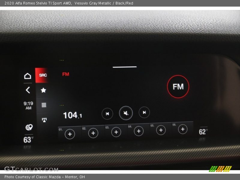 Vesuvio Gray Metallic / Black/Red 2020 Alfa Romeo Stelvio TI Sport AWD