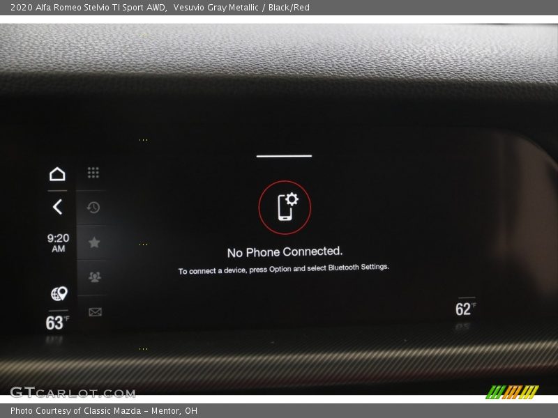 Vesuvio Gray Metallic / Black/Red 2020 Alfa Romeo Stelvio TI Sport AWD