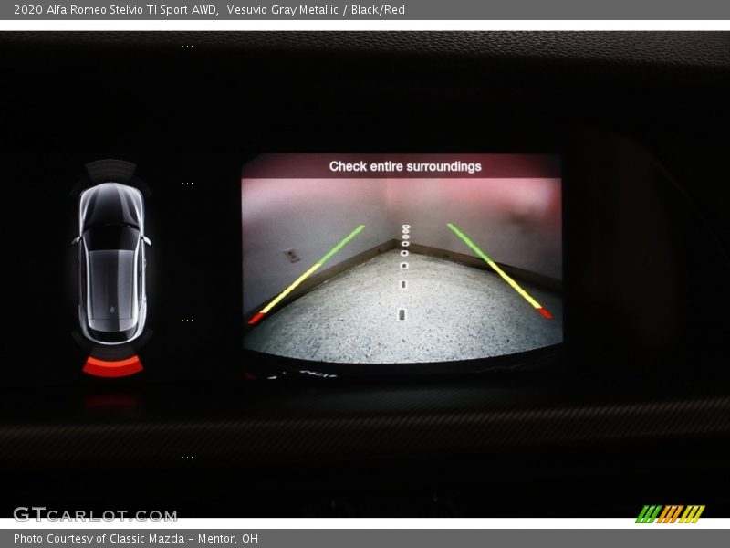 Vesuvio Gray Metallic / Black/Red 2020 Alfa Romeo Stelvio TI Sport AWD