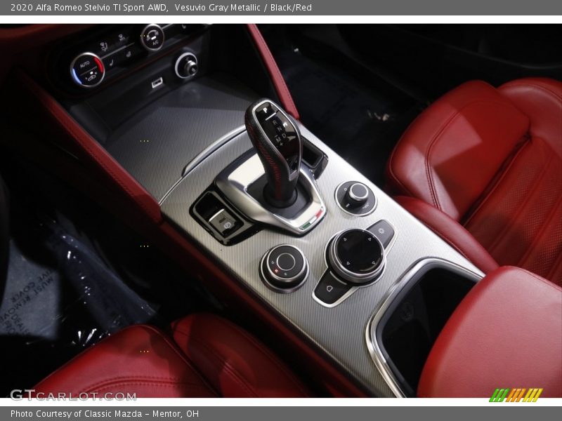Vesuvio Gray Metallic / Black/Red 2020 Alfa Romeo Stelvio TI Sport AWD